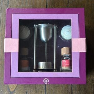 RARE The Body Shop Aroma Jar & Home Fragrance Oils Gift Set